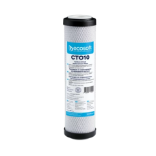 Ecosoft CTO10 compressed activated carbon cartridge 2.5"x10"