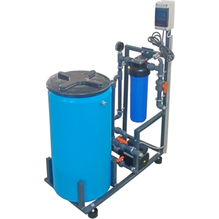 Chemical regeneration station (CIP) of reverse osmosis membranes