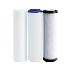 A set of Ecosoft cartridges for a triple filter