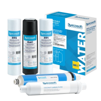 Standard set of 5 Ecosoft cartridges for a reverse osmosis filter without a mineralizer