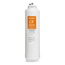 Combined polypropylene and compressed carbon cartridge for CROSS90 reverse osmosis filter