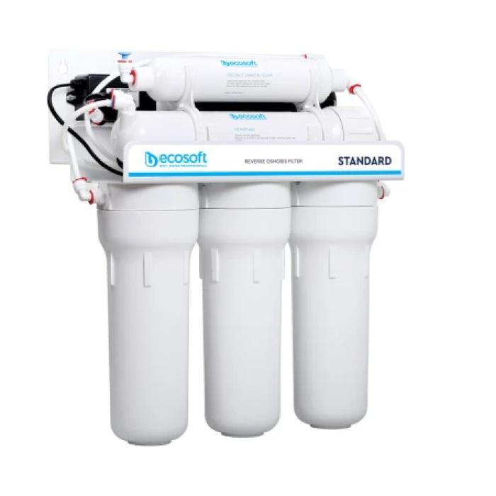 Ecosoft Standard reverse osmosis filter with pump and mineralizer