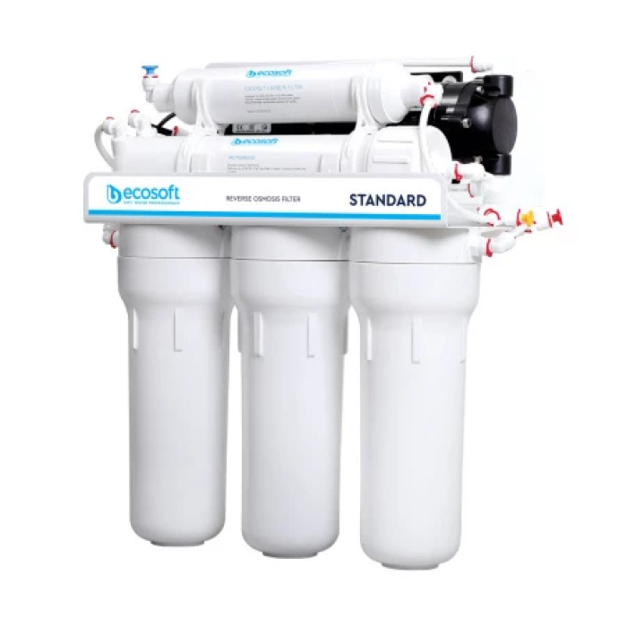 Ecosoft Standard reverse osmosis filter with pump and mineralizer