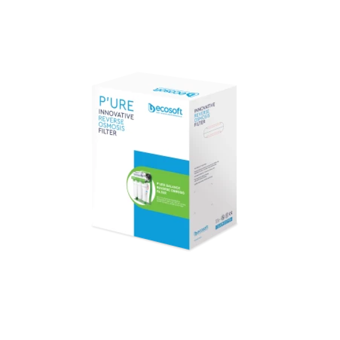 Ecosoft P'URE BALANCE reverse osmosis filter with a pump